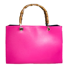 Load image into Gallery viewer, Bamboo Handle Handbag