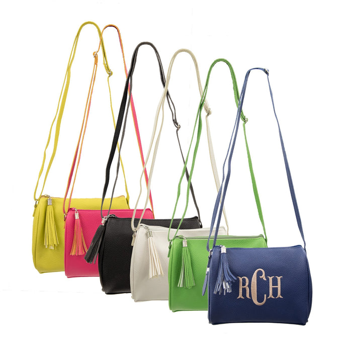 Monogrammed view of our Spring Chic Crossbody