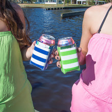 Load image into Gallery viewer, Lifestyle view of our Striped Pocket Koozies