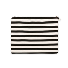 Load image into Gallery viewer, Black stripe family beach pouch