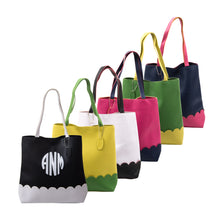 Load image into Gallery viewer, Our Monogrammed Scallop Handbags