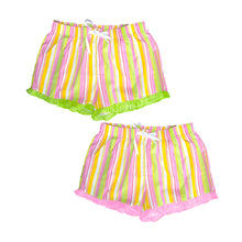 Load image into Gallery viewer, Front view of our Stripe Lounge Shorts