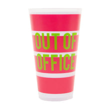 Load image into Gallery viewer, Front view of "Out of Office" Versed Tumbler