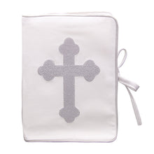 Load image into Gallery viewer, Front view of our White Christening Photo Album
