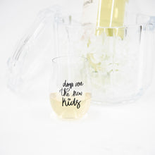 Load image into Gallery viewer, Lifestyle view of our Acrylic Wine Glass