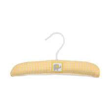 Load image into Gallery viewer, Front view of our Yellow Elephant Smocked Hanger