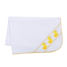Load image into Gallery viewer, Our Yellow Duck Smocked Blanket