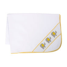 Load image into Gallery viewer, Our Yellow Elephant Smocked Blanket