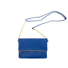 Load image into Gallery viewer, Front view of our Navy Lizard Midtown Crossbody