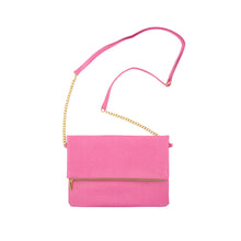 Load image into Gallery viewer, Front view of our Pink Lizard Midtown Crossbody