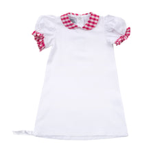 Load image into Gallery viewer, Pink Gingham Summer Baby Gown