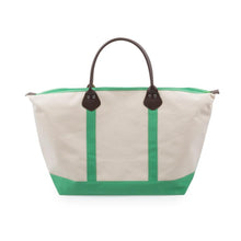 Load image into Gallery viewer, green jet setter duffle
