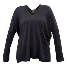 Load image into Gallery viewer, Black pocket sweater