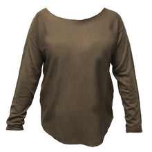 Load image into Gallery viewer, Mocha roll up sweater