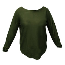 Load image into Gallery viewer, Olive roll up sweater