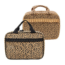 Load image into Gallery viewer, Leopard Carolina Travel Cosmetic Bag
