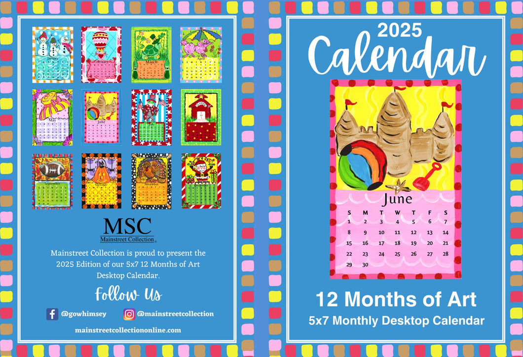 2025 Desktop Calendar Refill