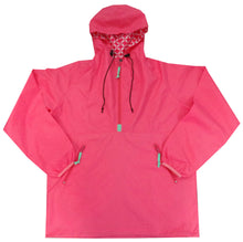Load image into Gallery viewer, Front view of the pink raincoat
