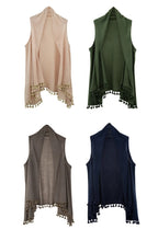 Load image into Gallery viewer, Tassel Trim Vest
