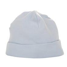 Load image into Gallery viewer, Front view of our Light Blue Baby Beanie

