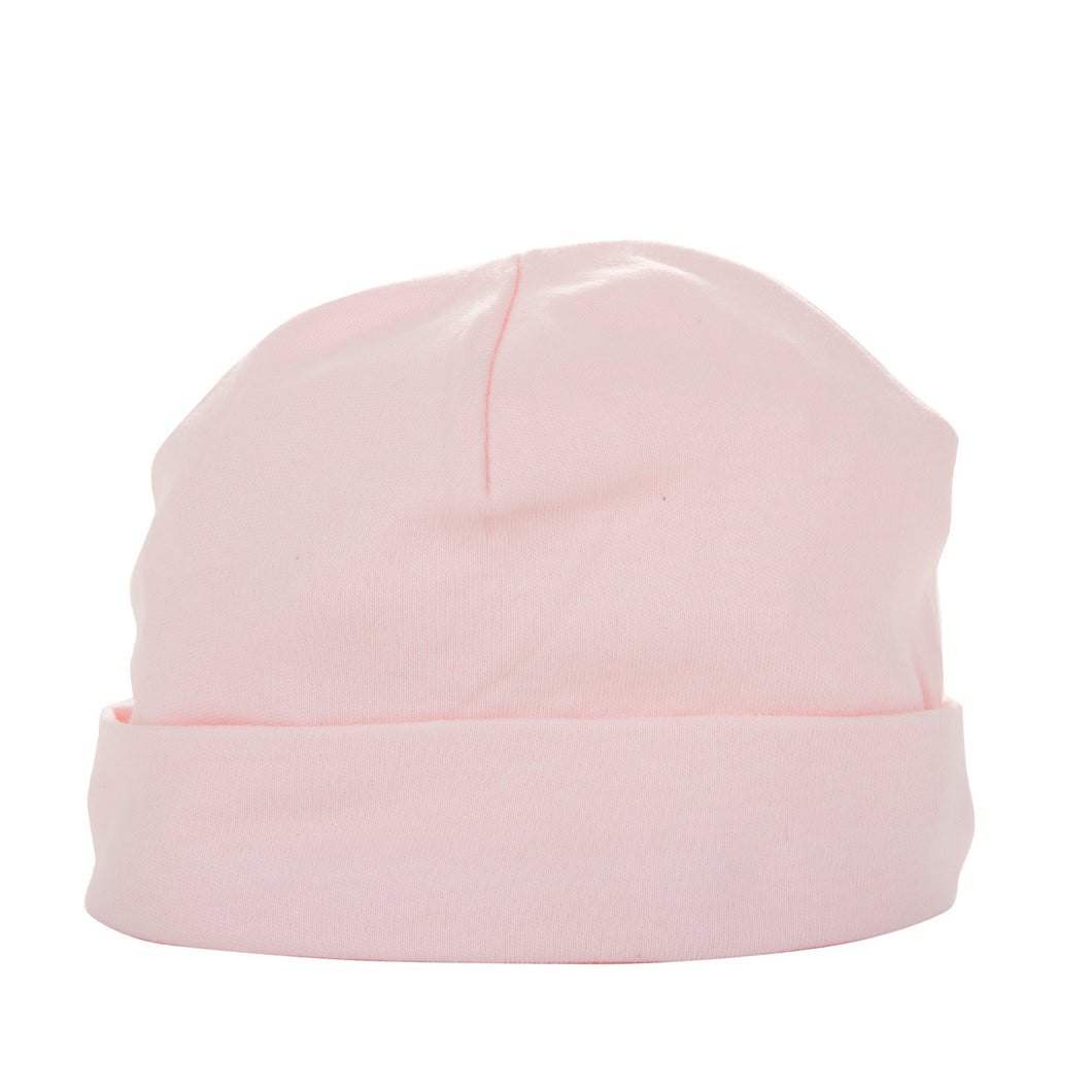 Front view of our Light Pink Baby Beanie