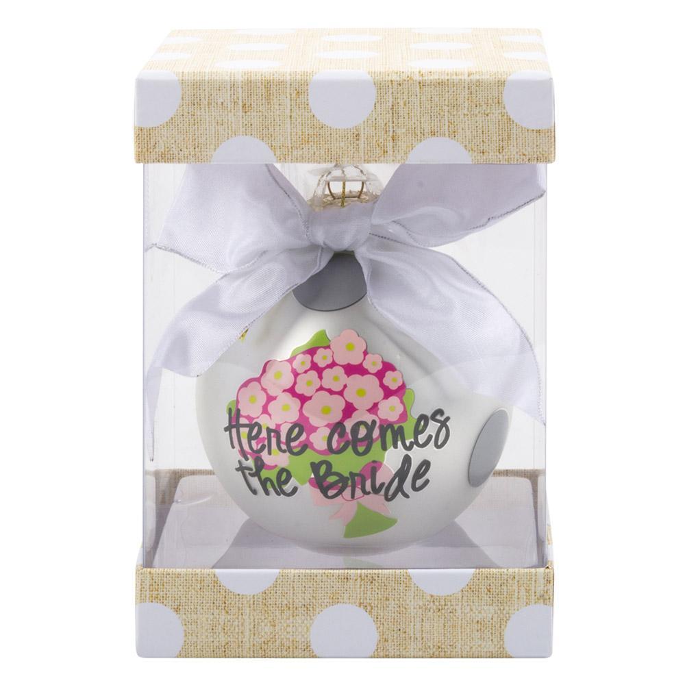 Bridal Frosted Ornament- 