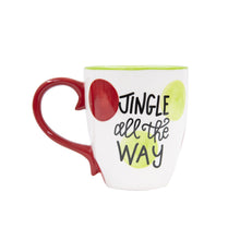 Load image into Gallery viewer, Set of 3 Phrased Holiday Ceramic Coffee Mugs
