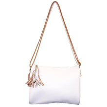 Load image into Gallery viewer, White Spring Chic Crossbody
