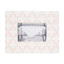 Load image into Gallery viewer, Front view of our Light Pink and White Clover Picture Frame
