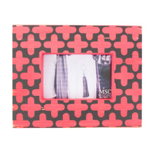 Load image into Gallery viewer, Front view of our Black and Red Clover Picture Frame
