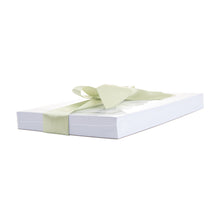Load image into Gallery viewer, Side view of our Lime Green Flower Southern Blooms Desk Notepad
