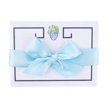 Load image into Gallery viewer, Top view of our Turquoise Leaf Southern Blooms Desk Notepad
