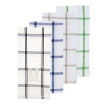 Load image into Gallery viewer, Monogrammed view of our Block Dish Towels
