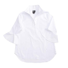 Load image into Gallery viewer, Front view of our White Flair Shirt
