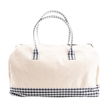 Load image into Gallery viewer, Gingham Duffle Bag
