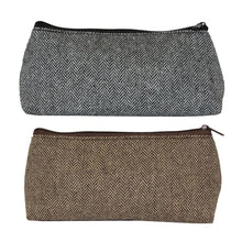 Load image into Gallery viewer, Front view of our Herringbone Grab &#39;N&#39; Go Pouches
