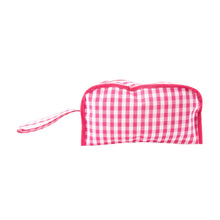 Load image into Gallery viewer, Gingham Kentucky Cosmetic Bag
