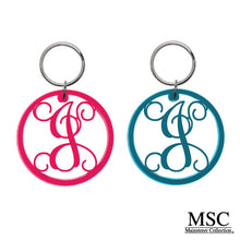 Load image into Gallery viewer, Initial Cutout Keychain
