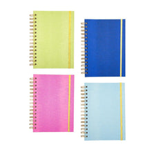 Load image into Gallery viewer, Front view of all 4 of our Lizard Notebook Journals, Green, Navy, Pink, Turquoise

