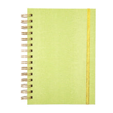 Load image into Gallery viewer, Front view of Green Lizard Notebook Journal
