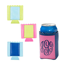 Load image into Gallery viewer, Front view of all 4 of our Lizard Pocket Can Coolers
