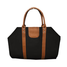 Load image into Gallery viewer, Front view of our Black Men Log Satchel
