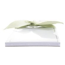Load image into Gallery viewer, Side view of our Lime Green Flower Southern Blooms Magnetic Notepad
