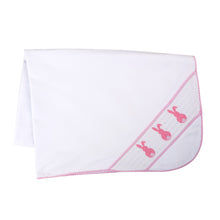 Load image into Gallery viewer, Our Pink Bunny Smocked Blanket
