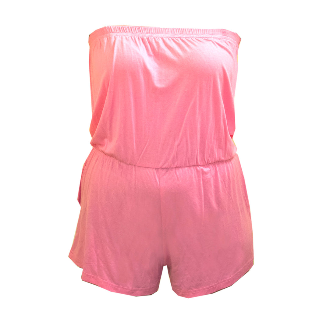 Front view of our Pink Romper