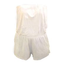 Load image into Gallery viewer, Front view of our White Romper
