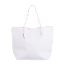 Load image into Gallery viewer, White Spring Bucket Tote
