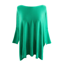 Load image into Gallery viewer, Front view of our Kelly Green Lightweight Spring Sweater
