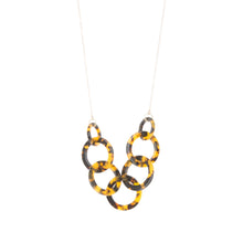 Load image into Gallery viewer, Front view of our Tortoise Circle Link Necklace
