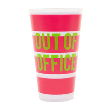Load image into Gallery viewer, Front view of &quot;Out of Office&quot; Versed Tumbler
